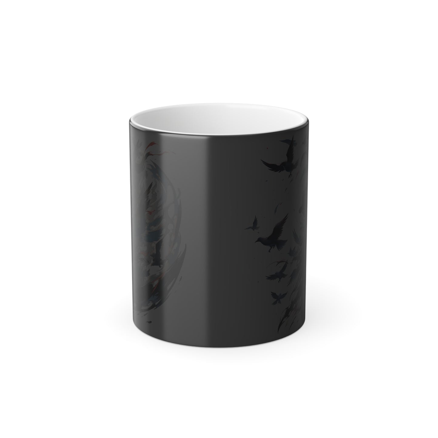 Birds On Flames Concept | Color Morphing Mug, 11oz