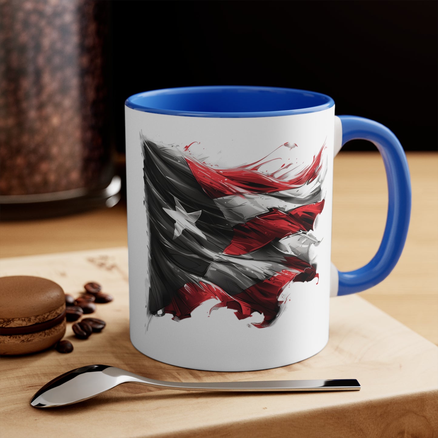 Puerto Rico Flag || 11oz Accent Mug