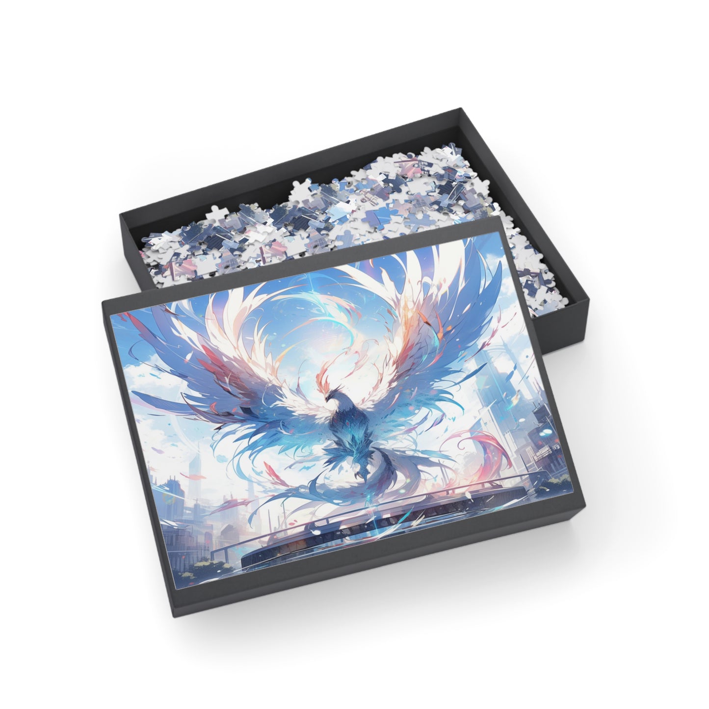 Silver Phoenix | Puzzle (96, 252, 500, 1000-Piece)