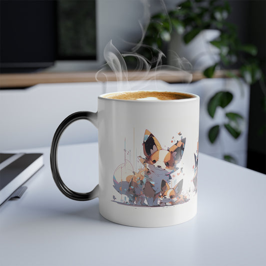 Corgi Second Wave | Color Morphing Mug, 11oz