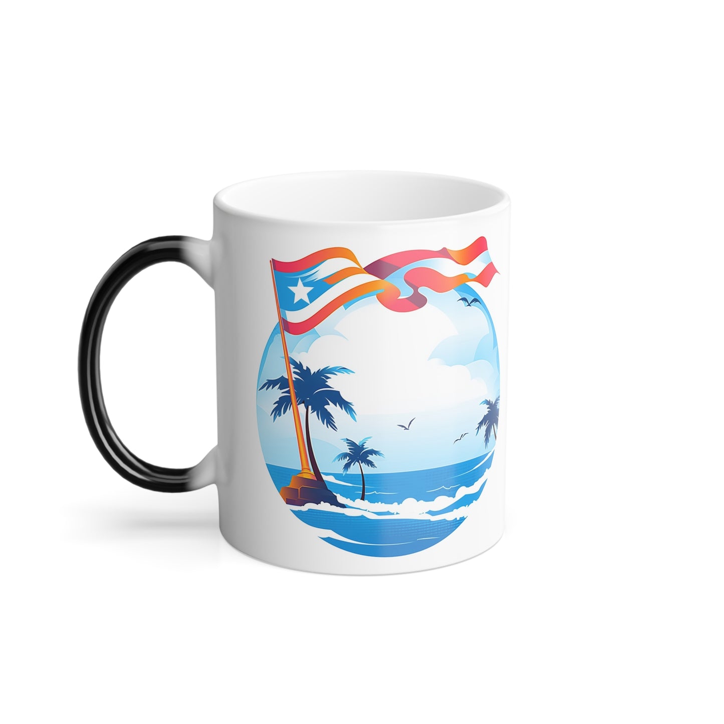 Puerto Rico Tropical | Color Morphing Mug, 11oz
