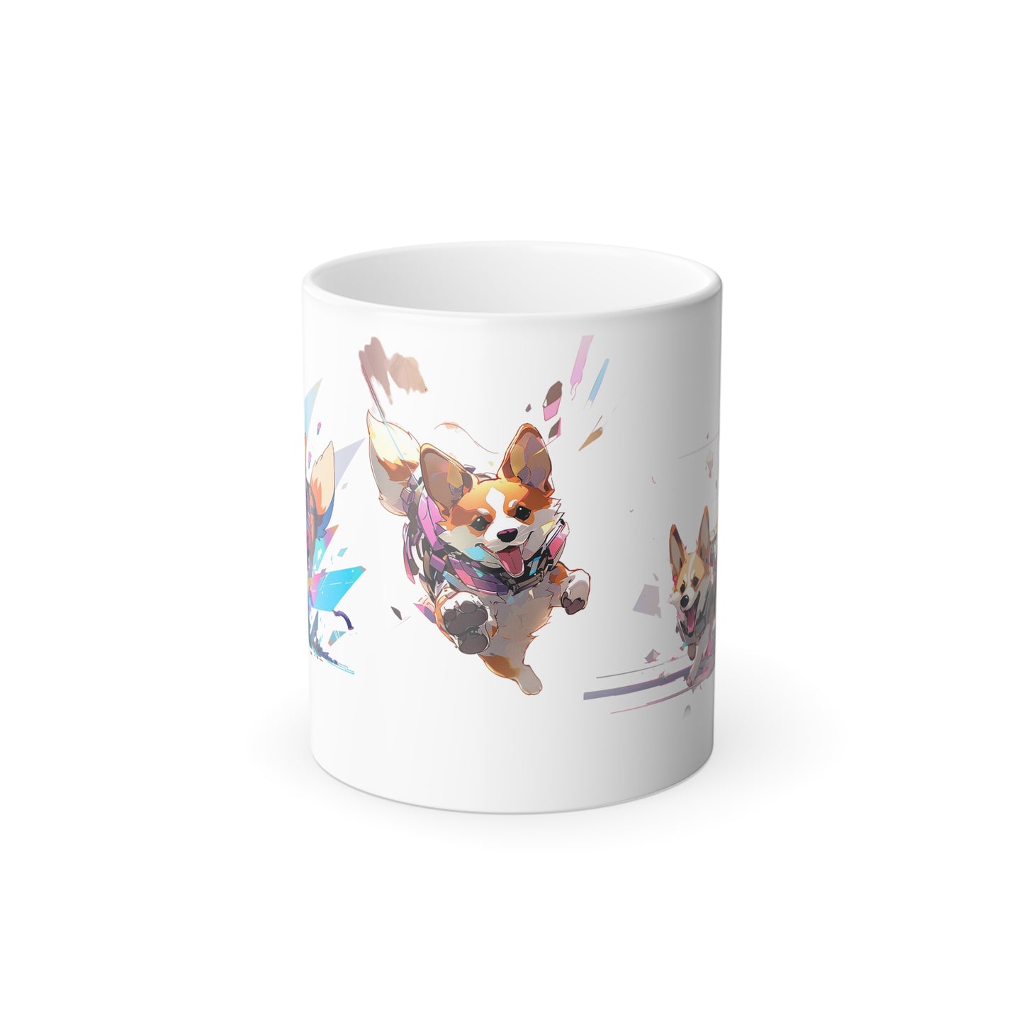 Corgi design | Color Morphing Mug, 11oz