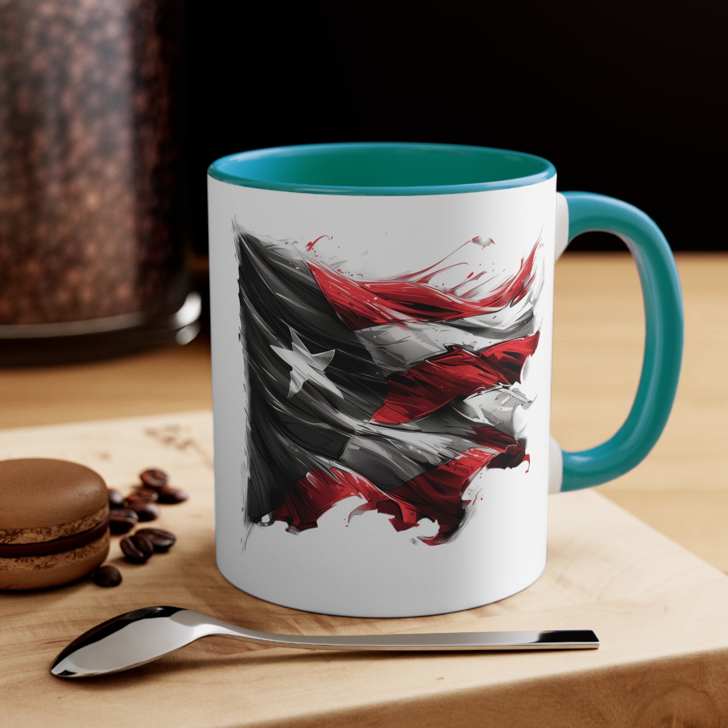 Puerto Rico Flag || 11oz Accent Mug