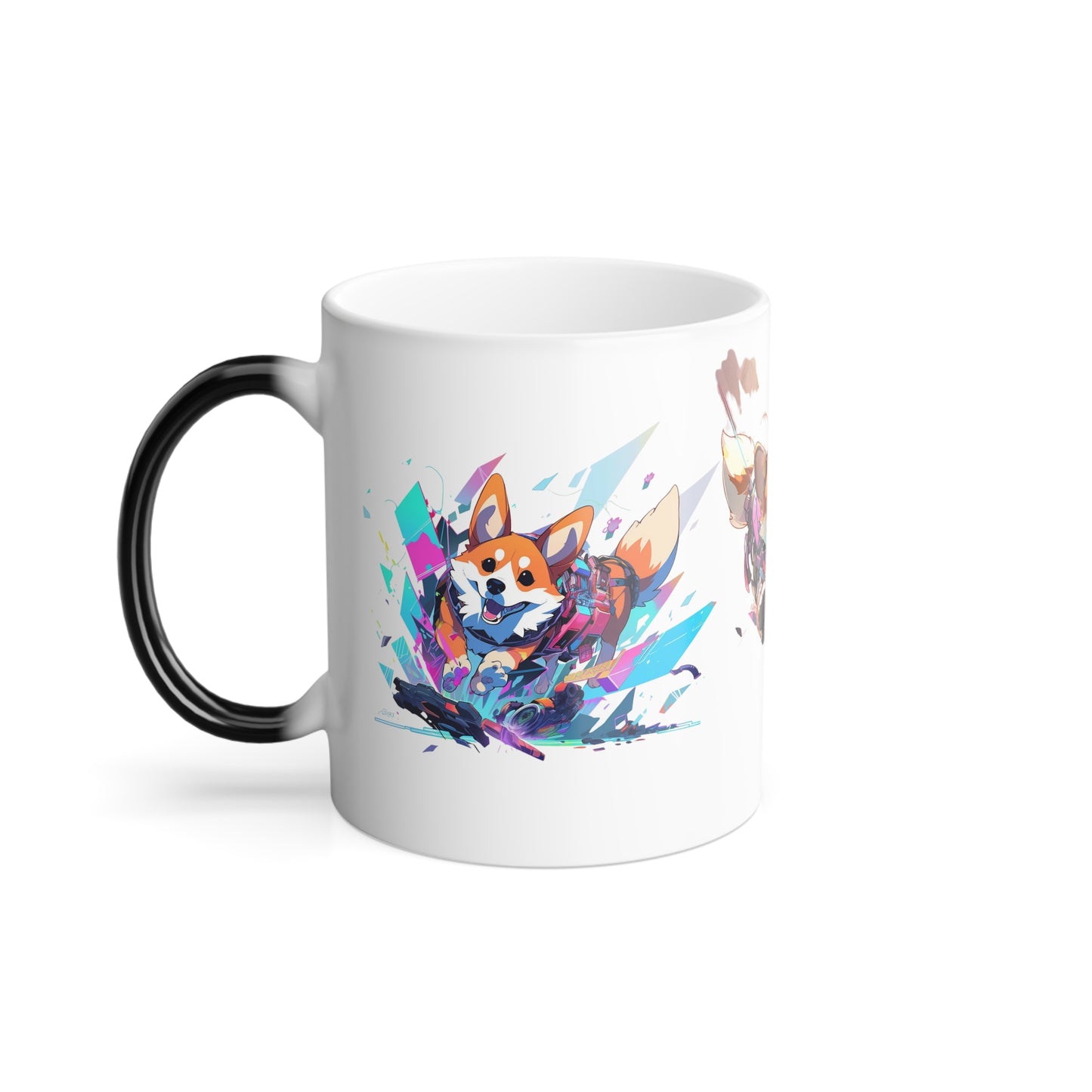 Corgi design | Color Morphing Mug, 11oz