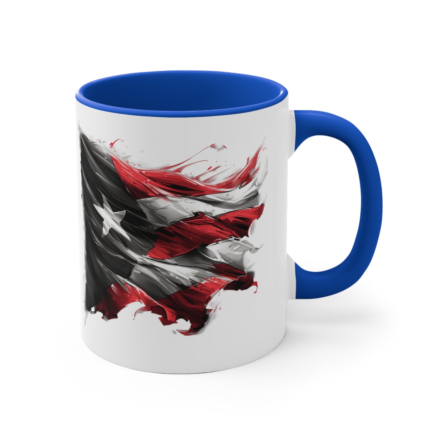 Puerto Rico Flag || 11oz Accent Mug