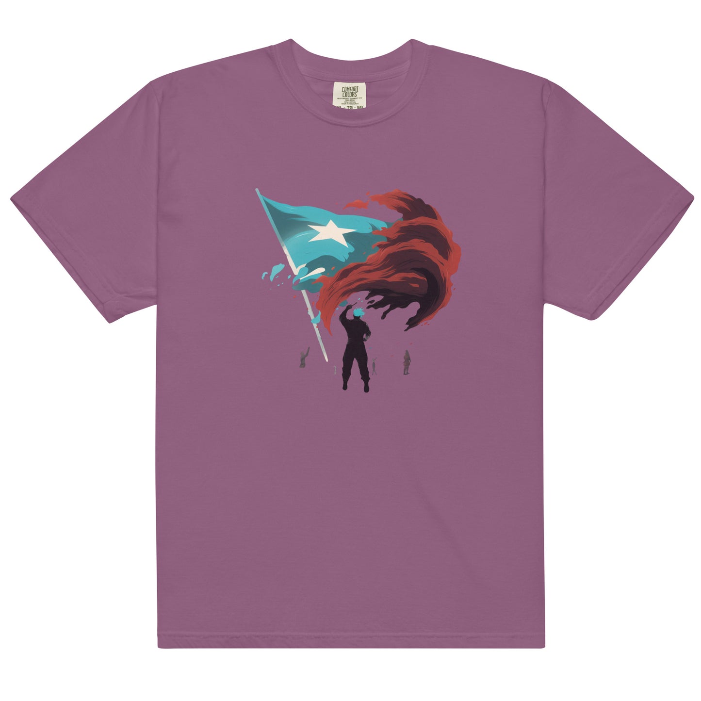 Bandera De Puerto Rico | Men’s garment-dyed heavyweight t-shirt