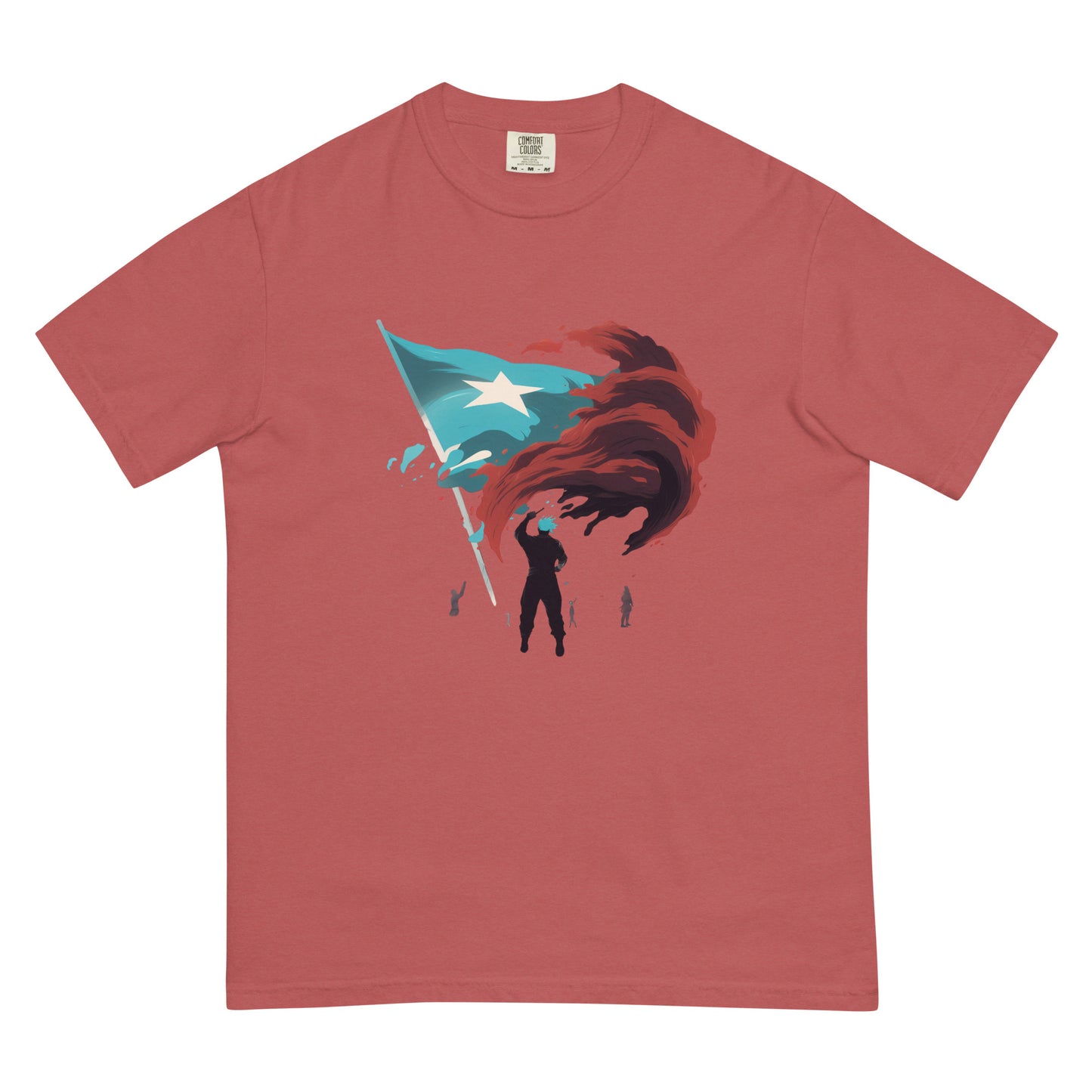 Bandera De Puerto Rico | Men’s garment-dyed heavyweight t-shirt
