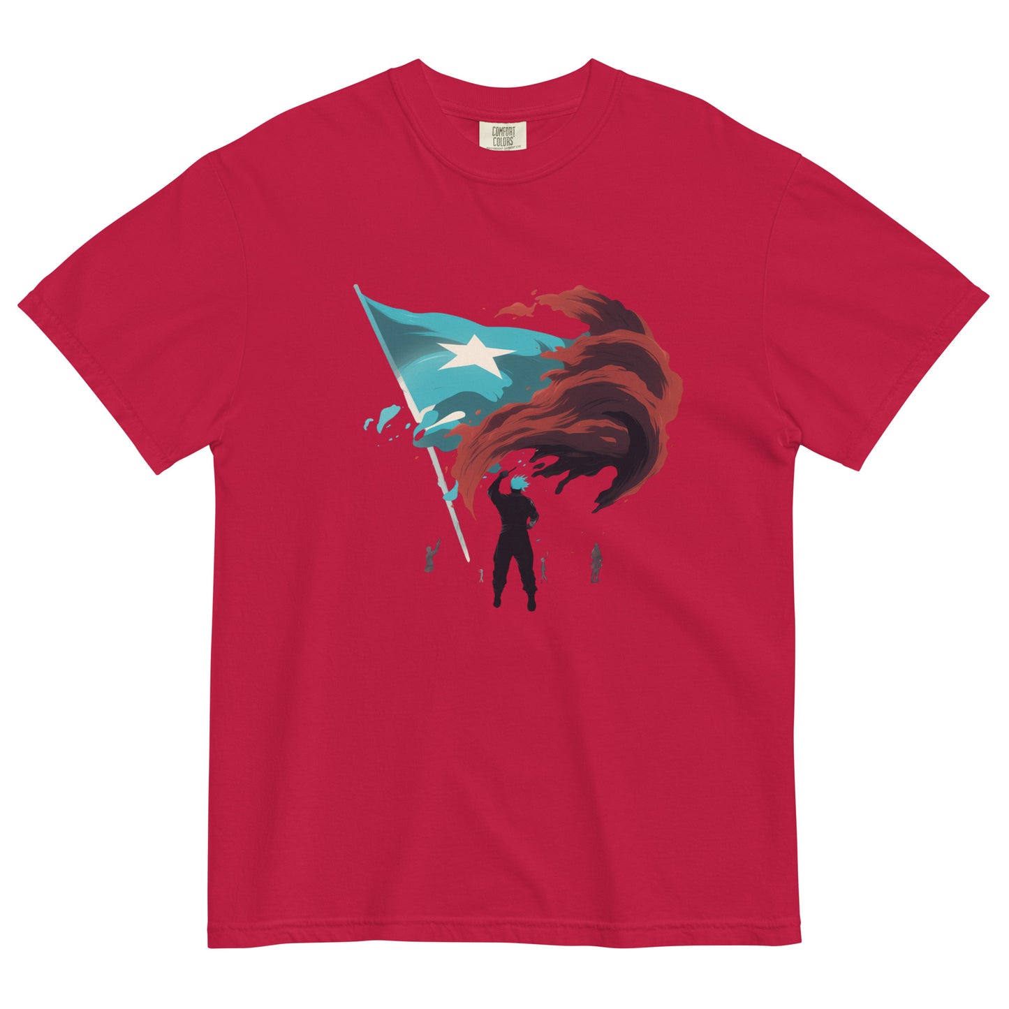 Bandera De Puerto Rico | Men’s garment-dyed heavyweight t-shirt