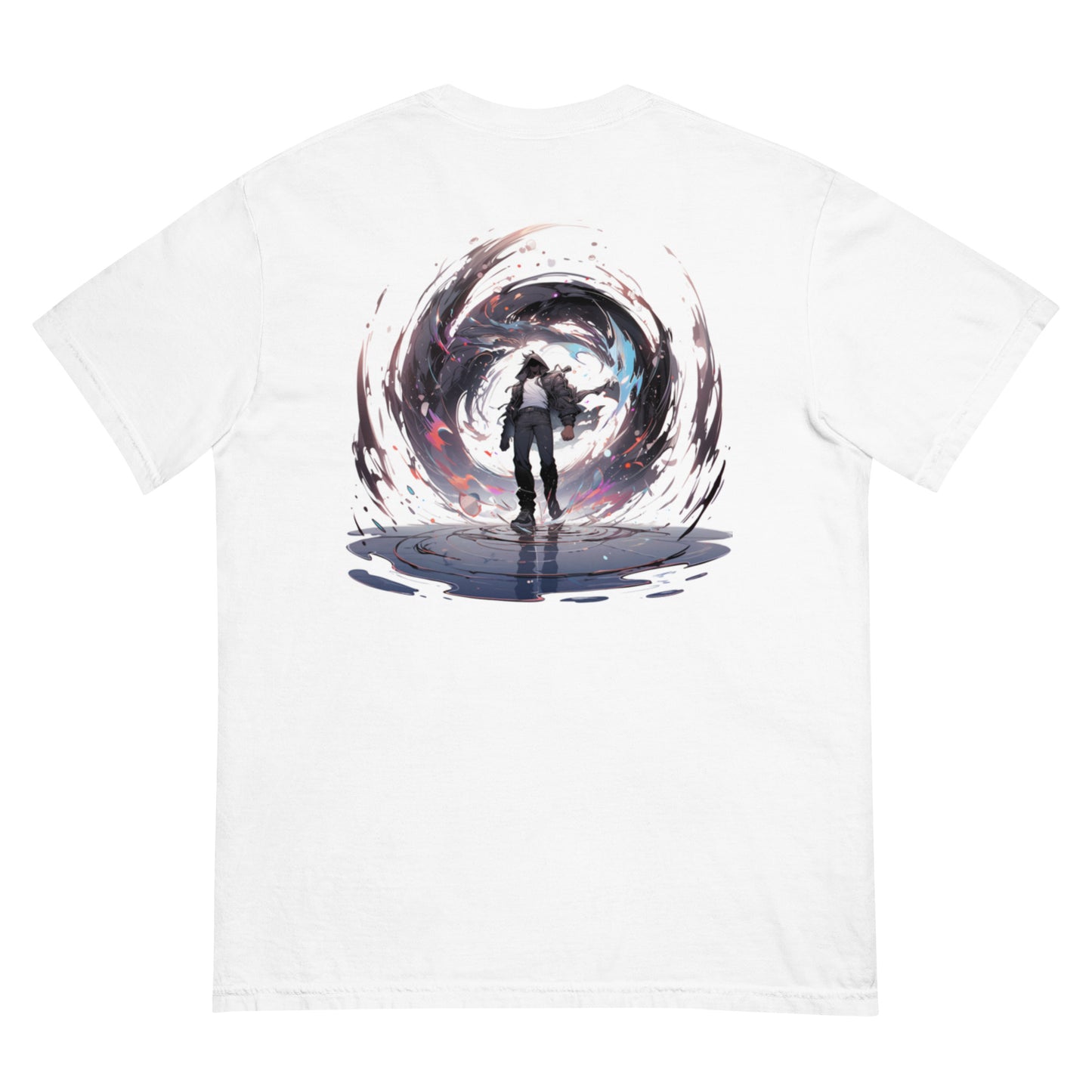 Ripple Effect | Men’s garment-dyed heavyweight t-shirt