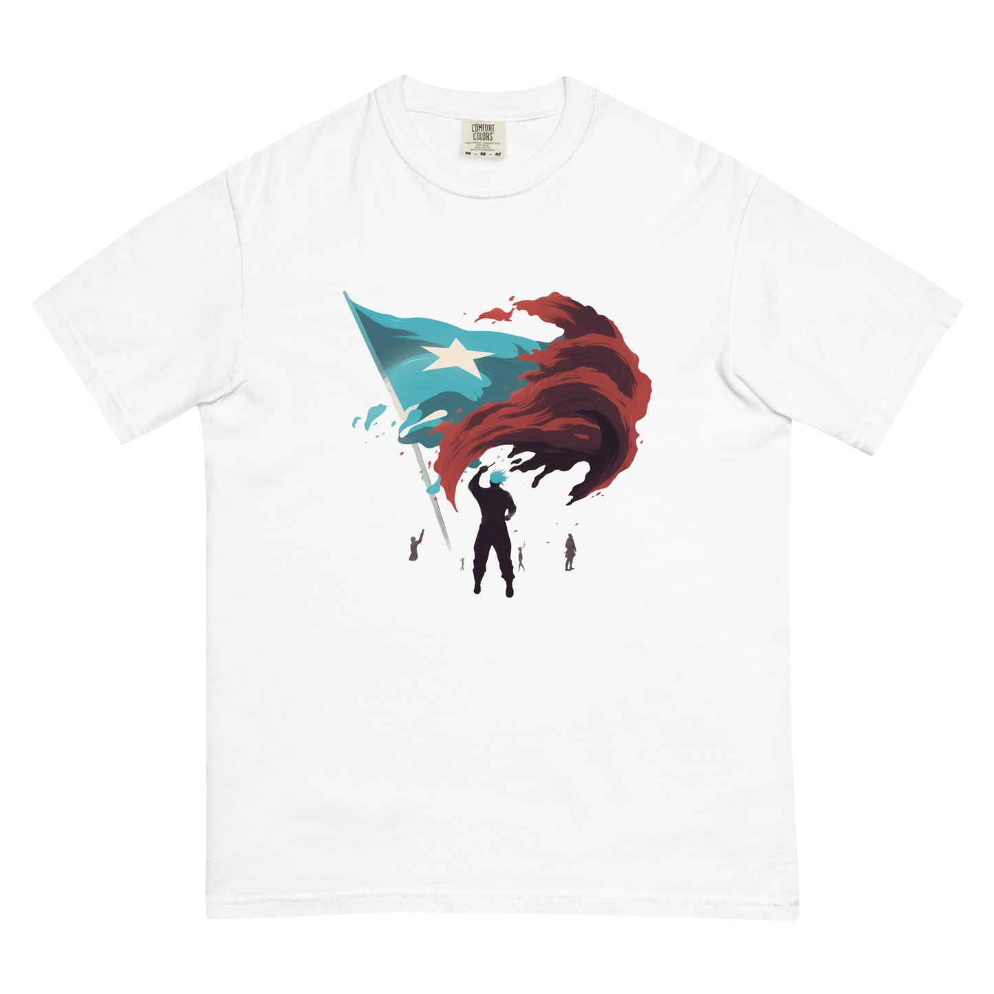 Bandera De Puerto Rico | Men’s garment-dyed heavyweight t-shirt