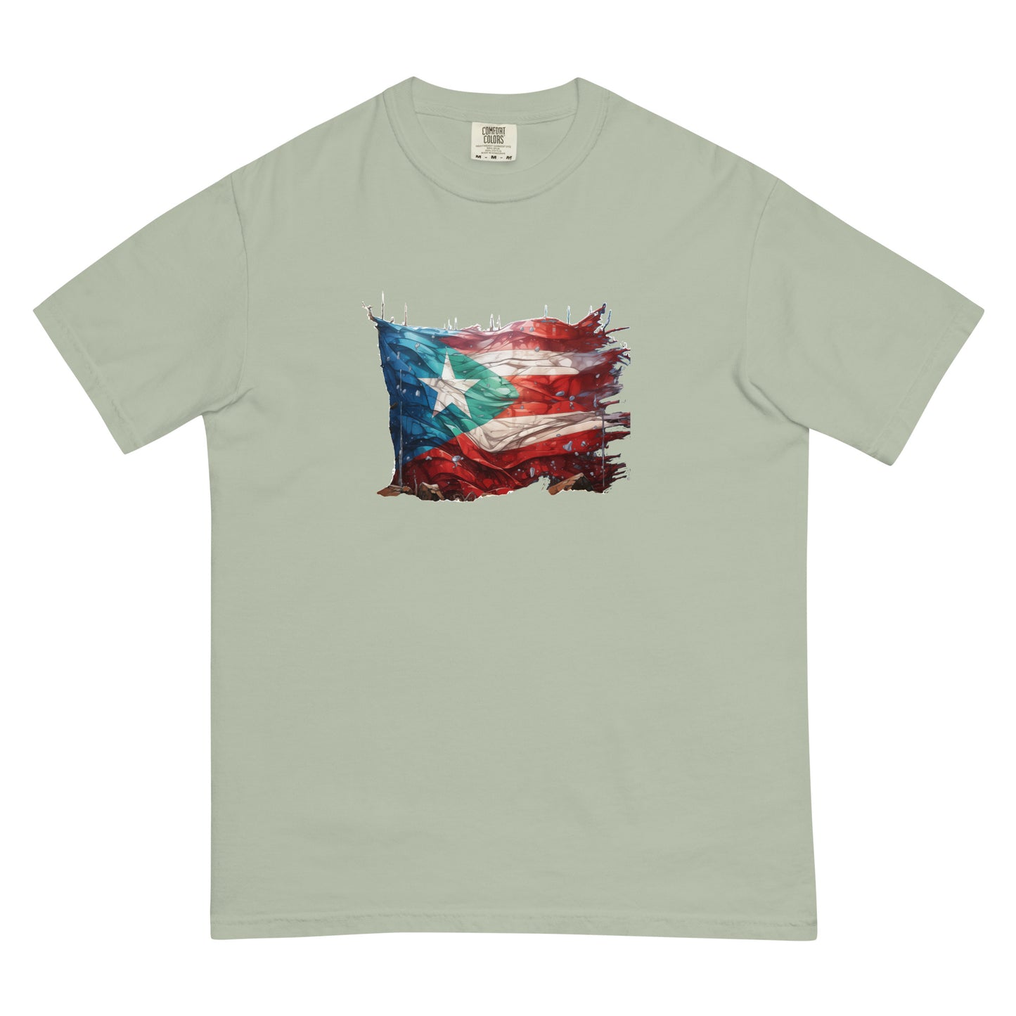 New Bandera PR 2024 | Unisex garment-dyed heavyweight t-shirt