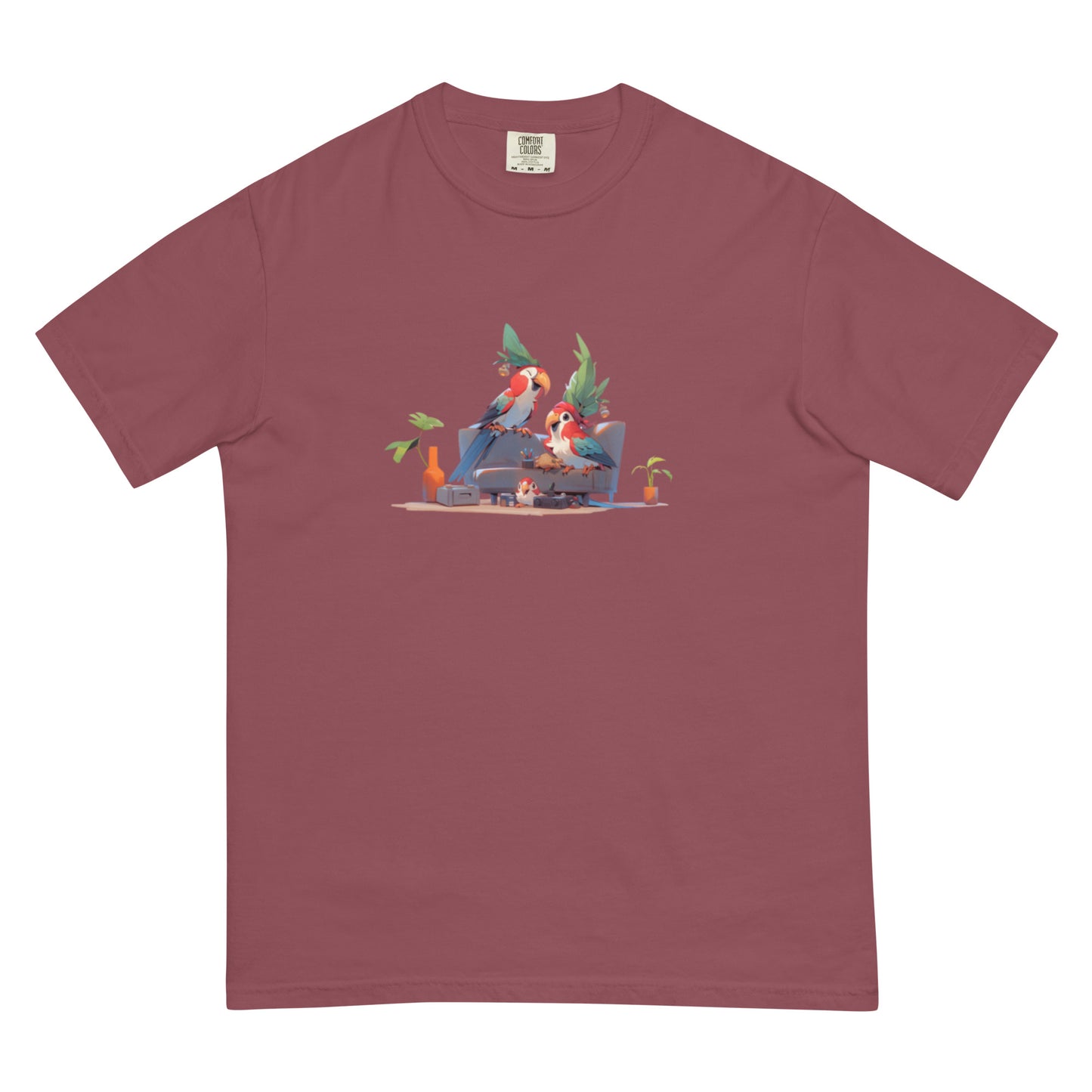 Cotorra Navideña #1 | Unisex garment-dyed heavyweight t-shirt