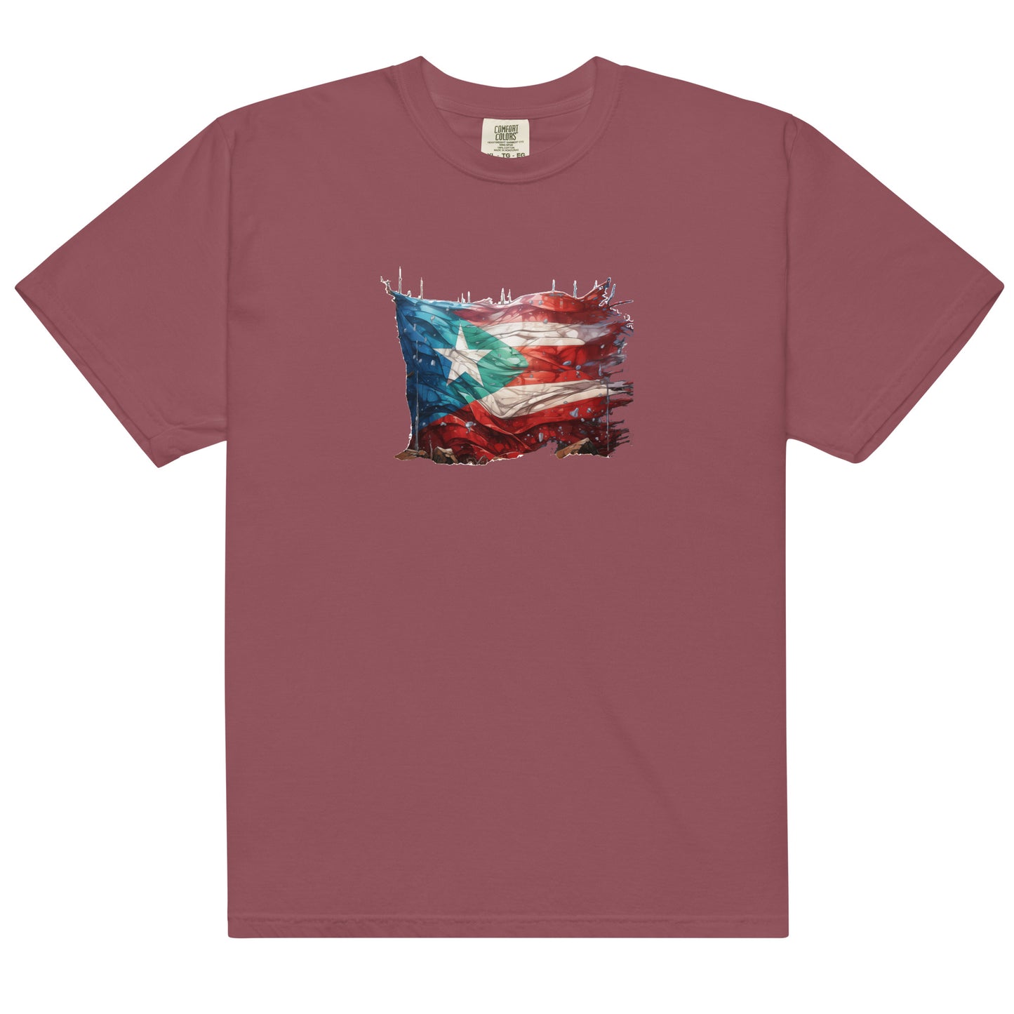 New Bandera PR 2024 | Unisex garment-dyed heavyweight t-shirt