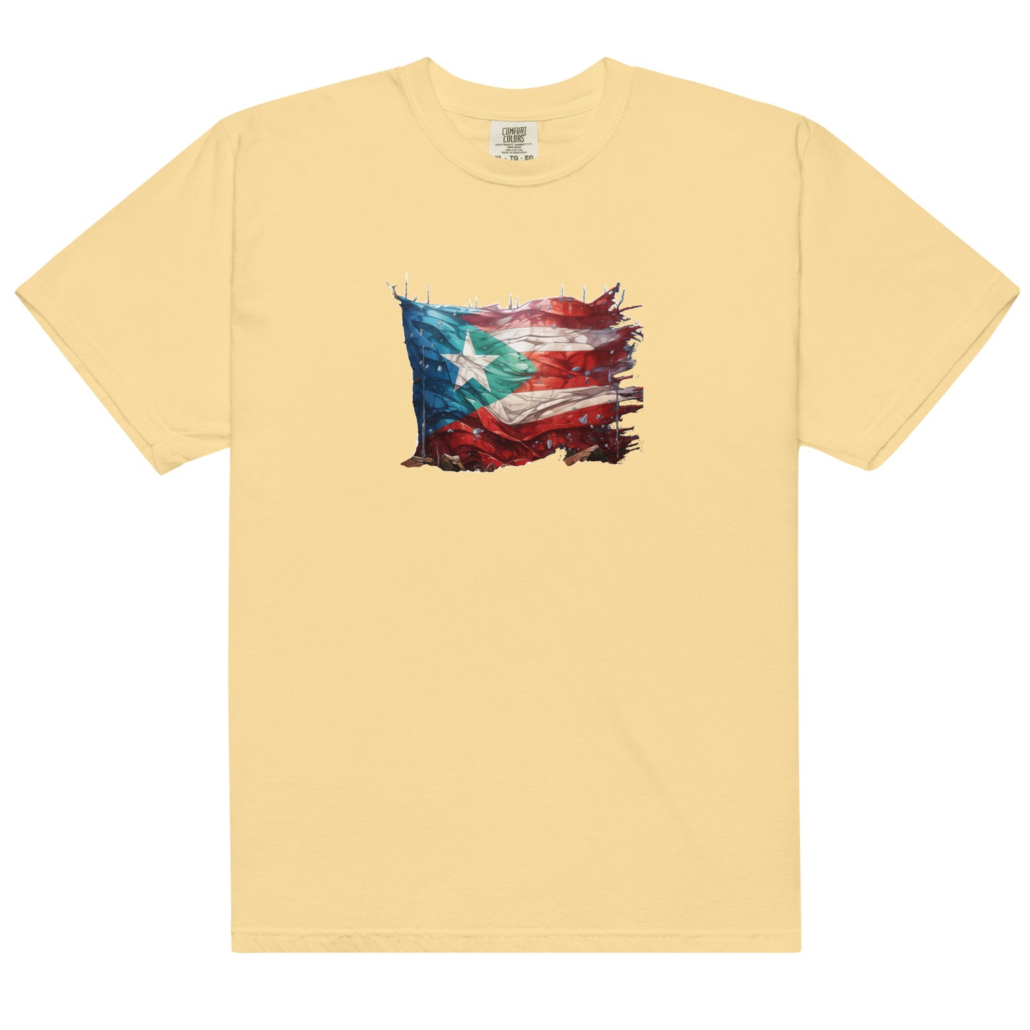 New Bandera PR 2024 | Unisex garment-dyed heavyweight t-shirt