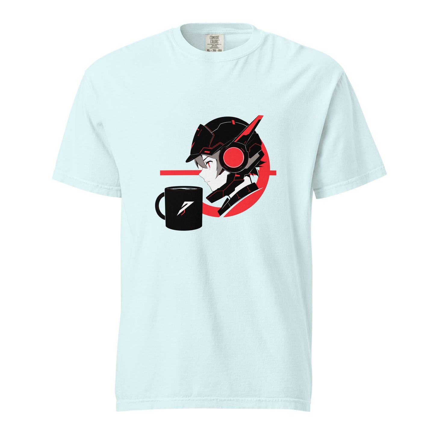 Coffe Anime || Unisex garment-dyed heavyweight t-shirt