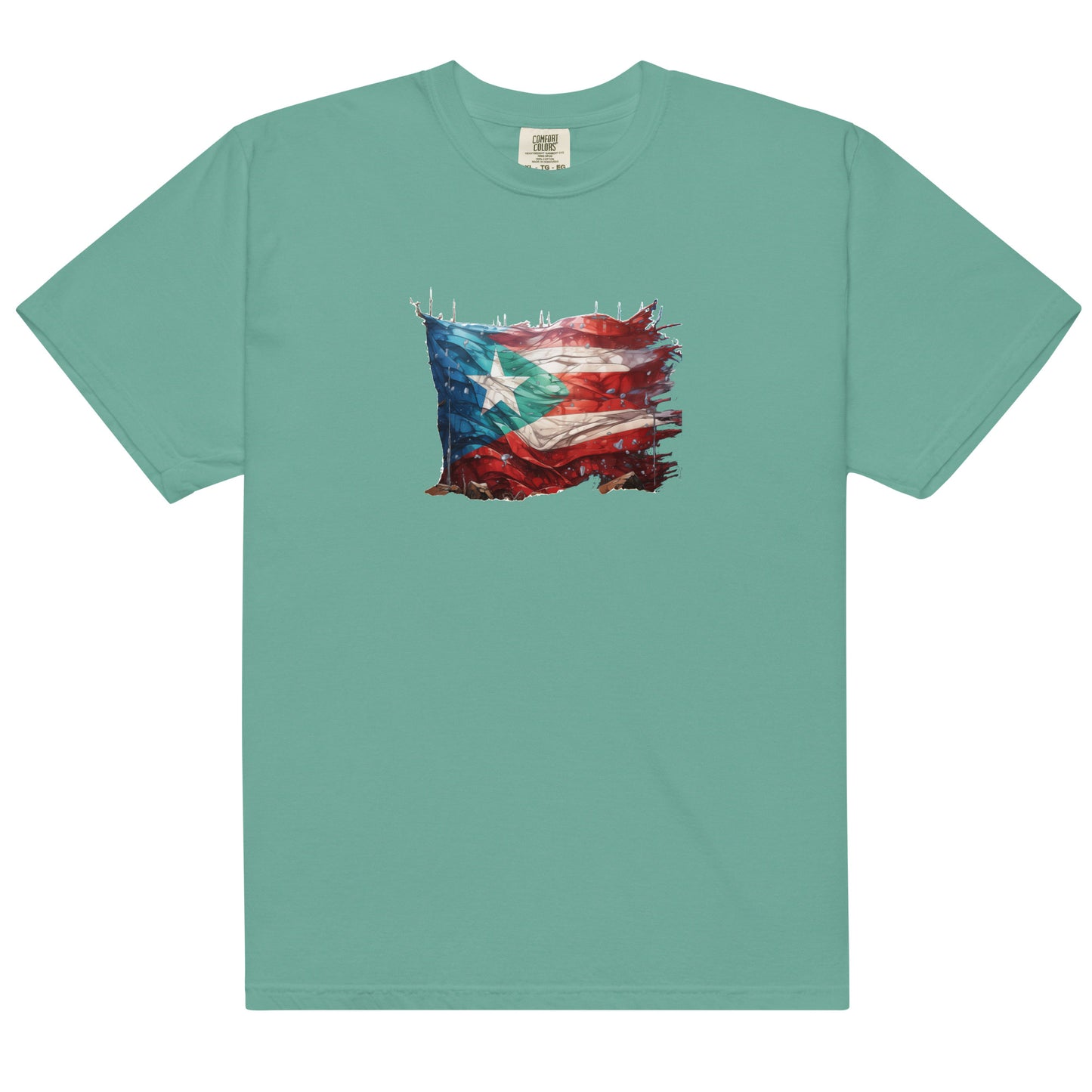 New Bandera PR 2024 | Unisex garment-dyed heavyweight t-shirt