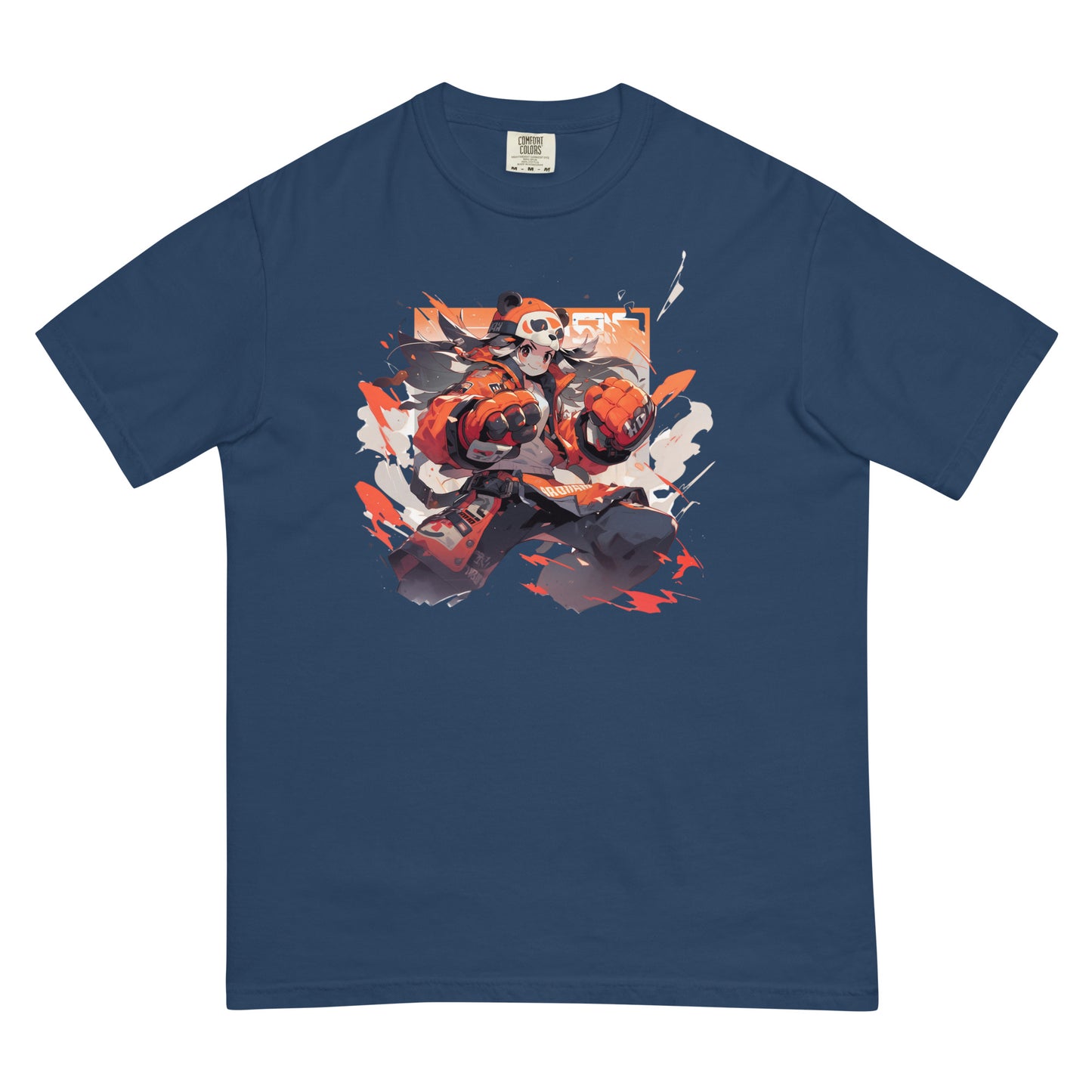 Panda Anime | Unisex garment-dyed heavyweight t-shirt