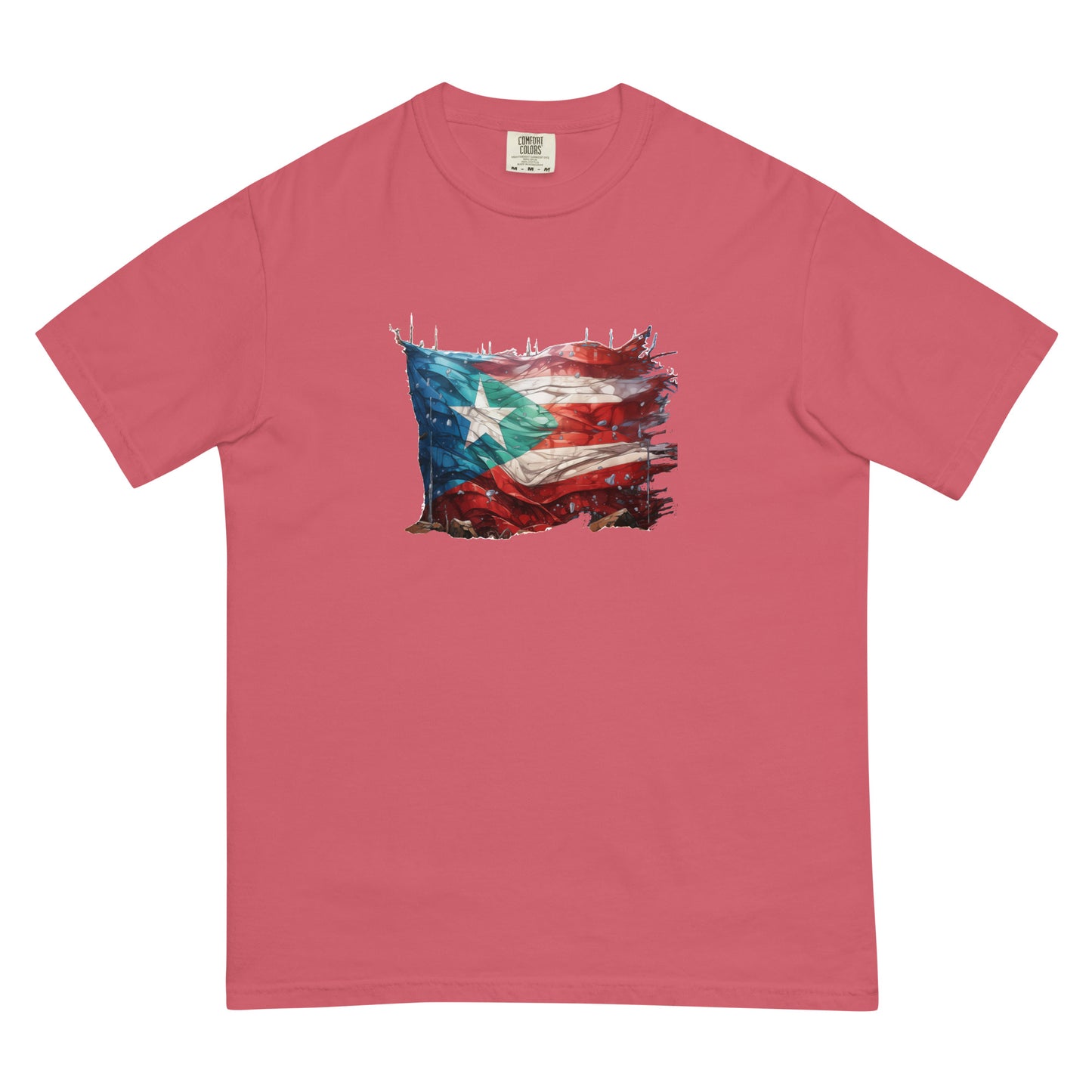 New Bandera PR 2024 | Unisex garment-dyed heavyweight t-shirt