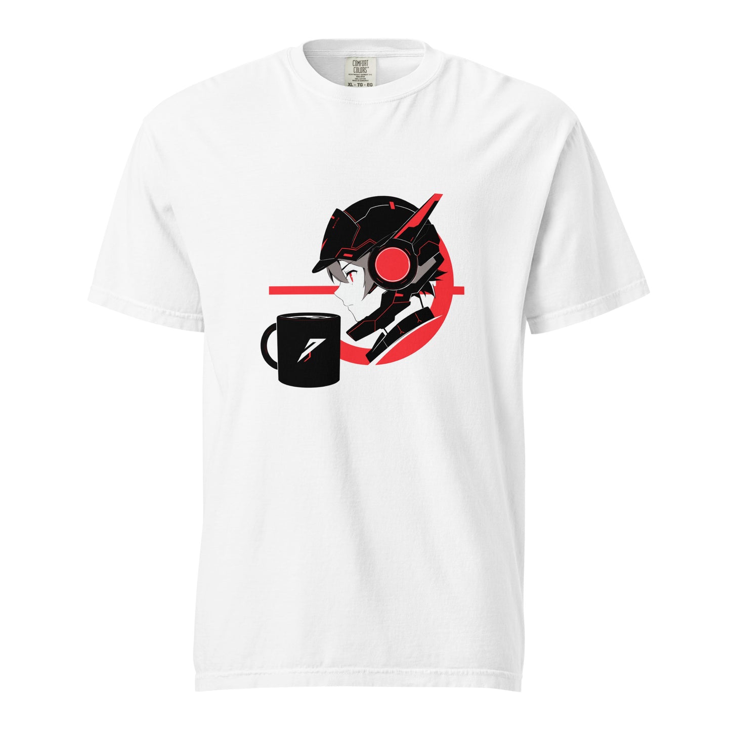 Coffe Anime || Unisex garment-dyed heavyweight t-shirt